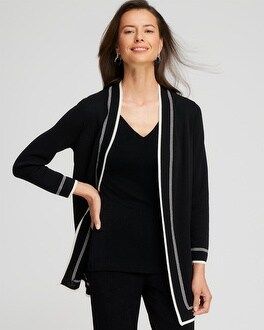 Travelers™ Collection Contrast Border Cardigan | Chico's