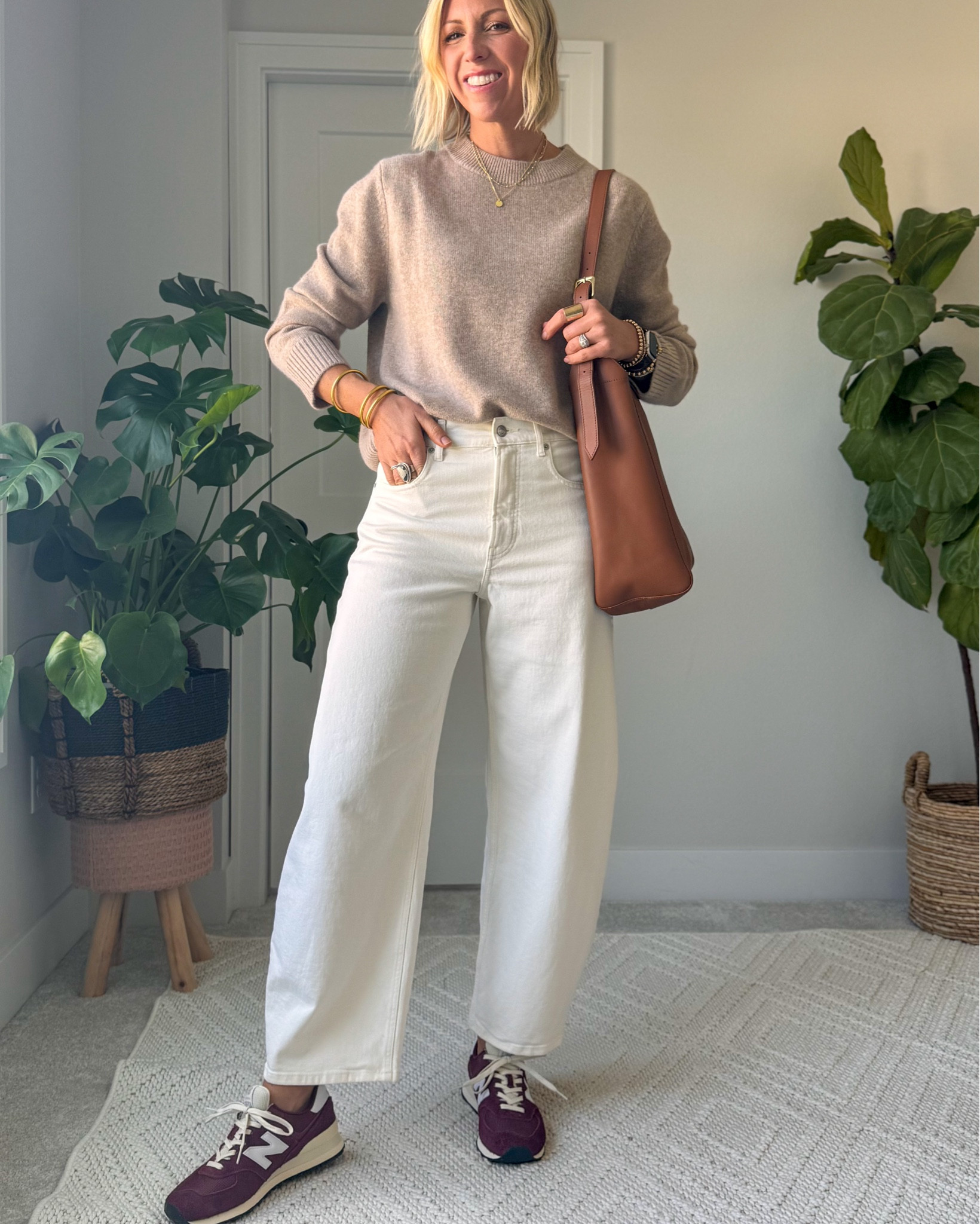 Burgundy is a huge trend this fall! I love how it adds a subtle and sophisticated pop of color to any outfit. Try this trend with a pair of sneakers, statement, or handbag.

#LTKOver40 #LTKStyleTip #LTKSeasonal