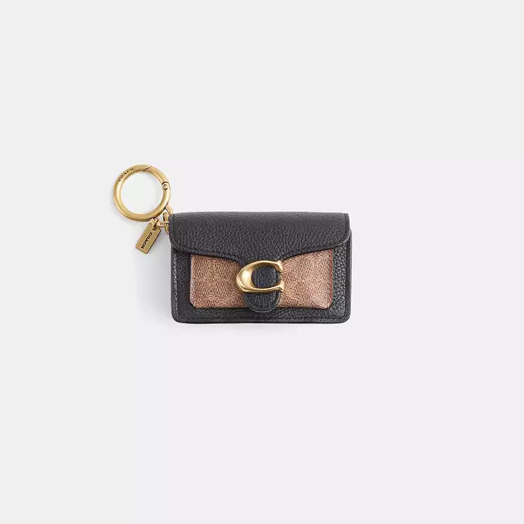Restored Mini Tabby Bag CharmIn Signature Canvas | Coach (US)