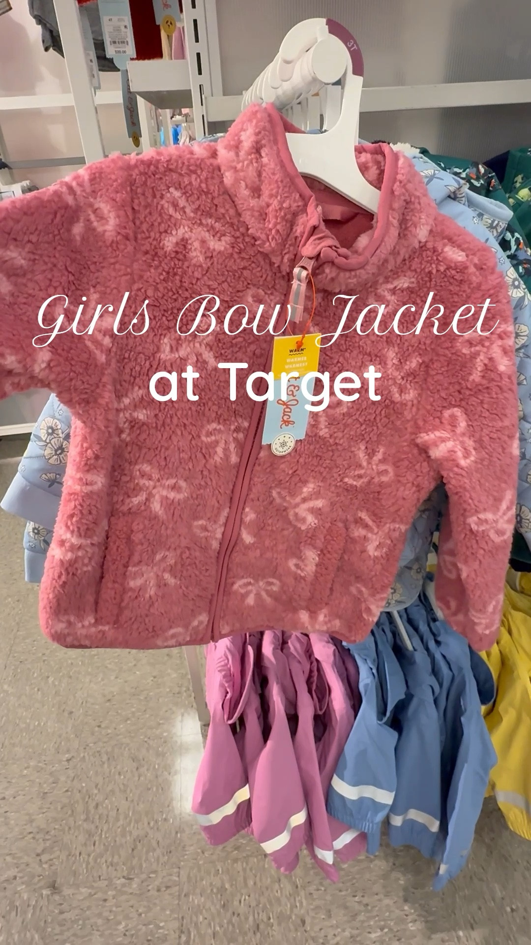 The warmest toddler girls jacket at Target! 