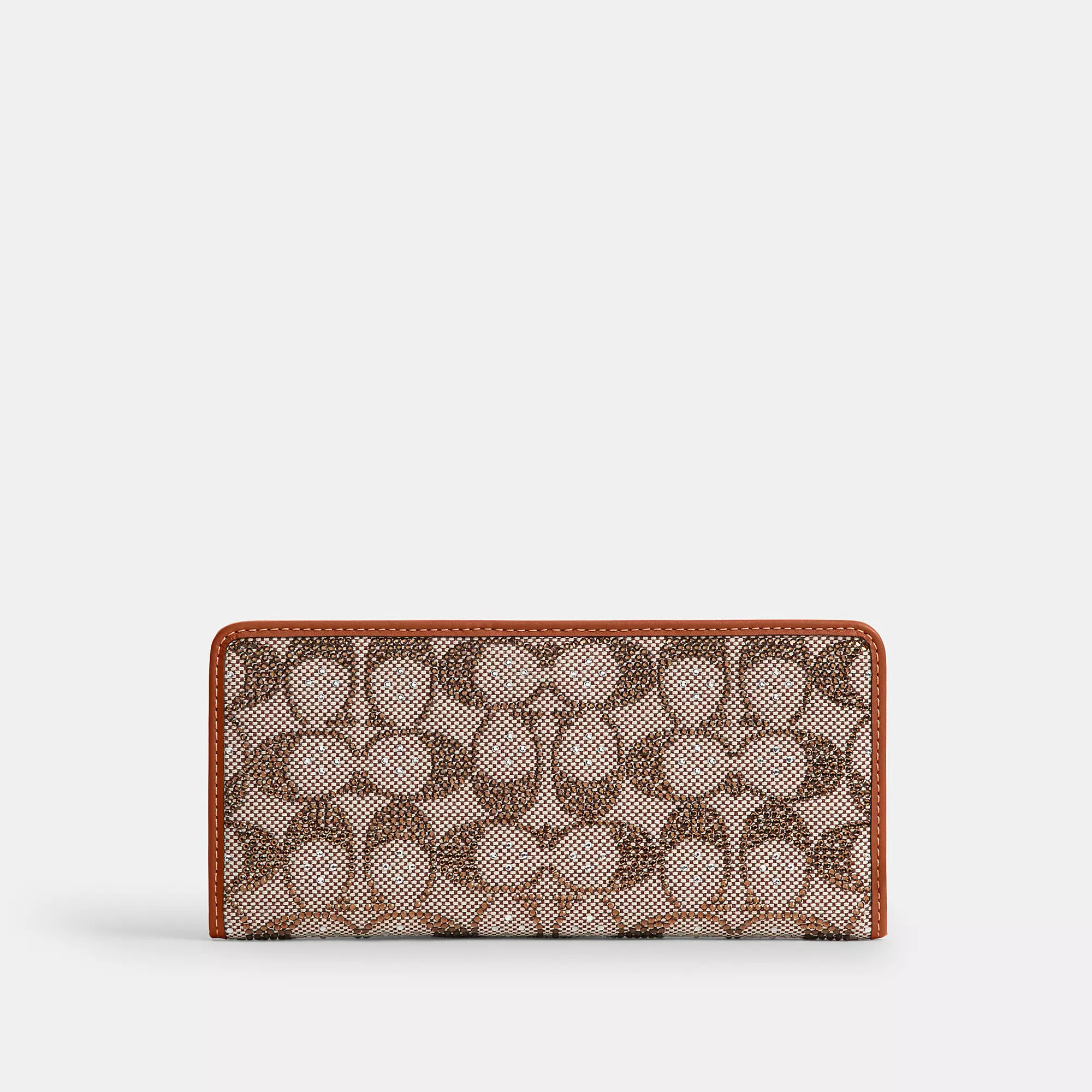 Essential Slim Wallet In Crystal Signature Jacquard | Coach (US)
