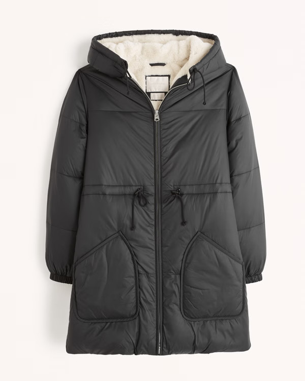 Women's A&F Air Cloud Puffer Parka | Women's | Abercrombie.com | Abercrombie & Fitch (US)