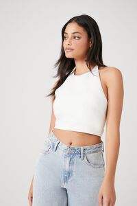 Twill Halter Crop Top | Forever 21 (US)