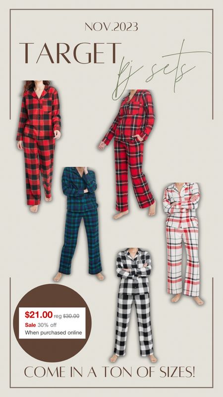 Target matching PJ sets are on sale for $21 through tomorrow! ❤️🎅🏻✨ 

Pjs / family photos / Christmas / plaid / flannel / under $25 / cozy / loungewear 

#LTKCyberWeek #LTKsalealert #LTKfindsunder50