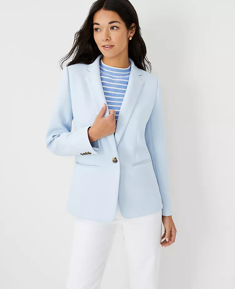 The Hutton Blazer in Double Knit | Ann Taylor | Ann Taylor (US)