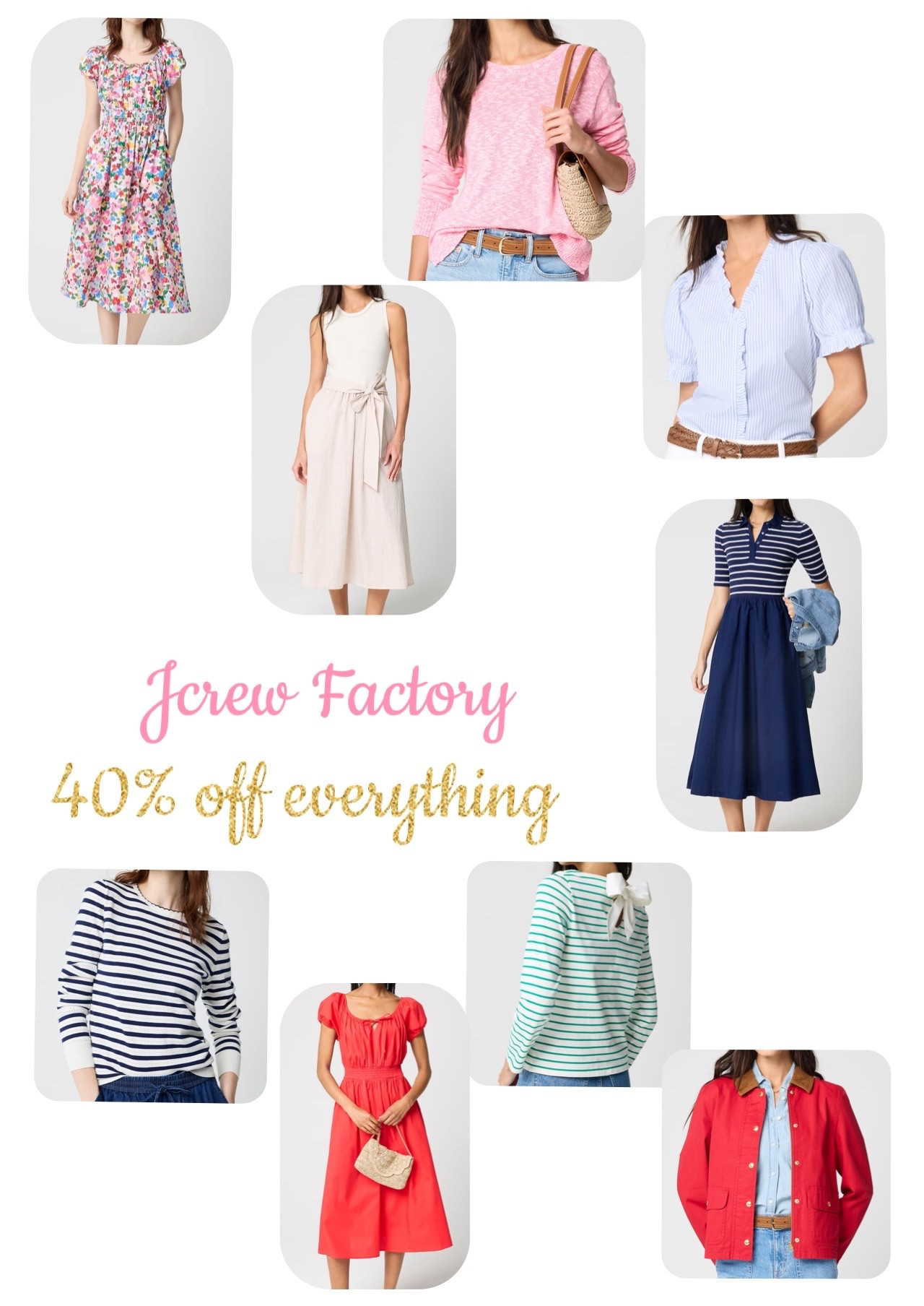 Jcrew Factory just dropped new spring looks and they have 40% off everything plus more based off your spend! Items from Jcrew fit true to size and some of my favorite pieces! 

#LTKSaleAlert #LTKootd #LTKSeasonal