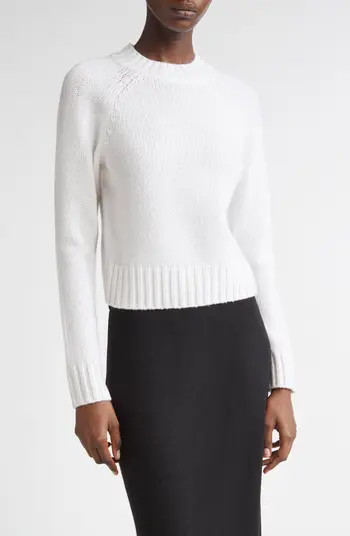 Raglan Sleeve Wool & Cashmere Crewneck Sweater | Nordstrom
