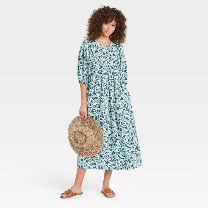 Women's Balloon Long Sleeve Dress - Universal Thread™ | Target