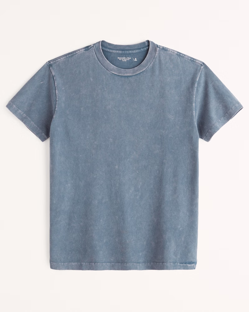 Essential Relaxed Crew Tee | Abercrombie & Fitch (US)