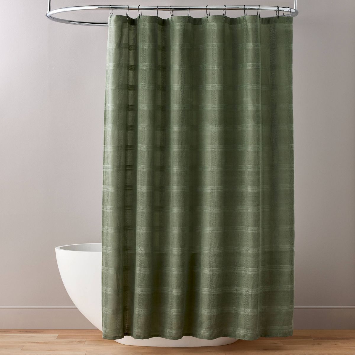 Washed Square Shower Curtain - Hearth & Hand™ with Magnolia | Target
