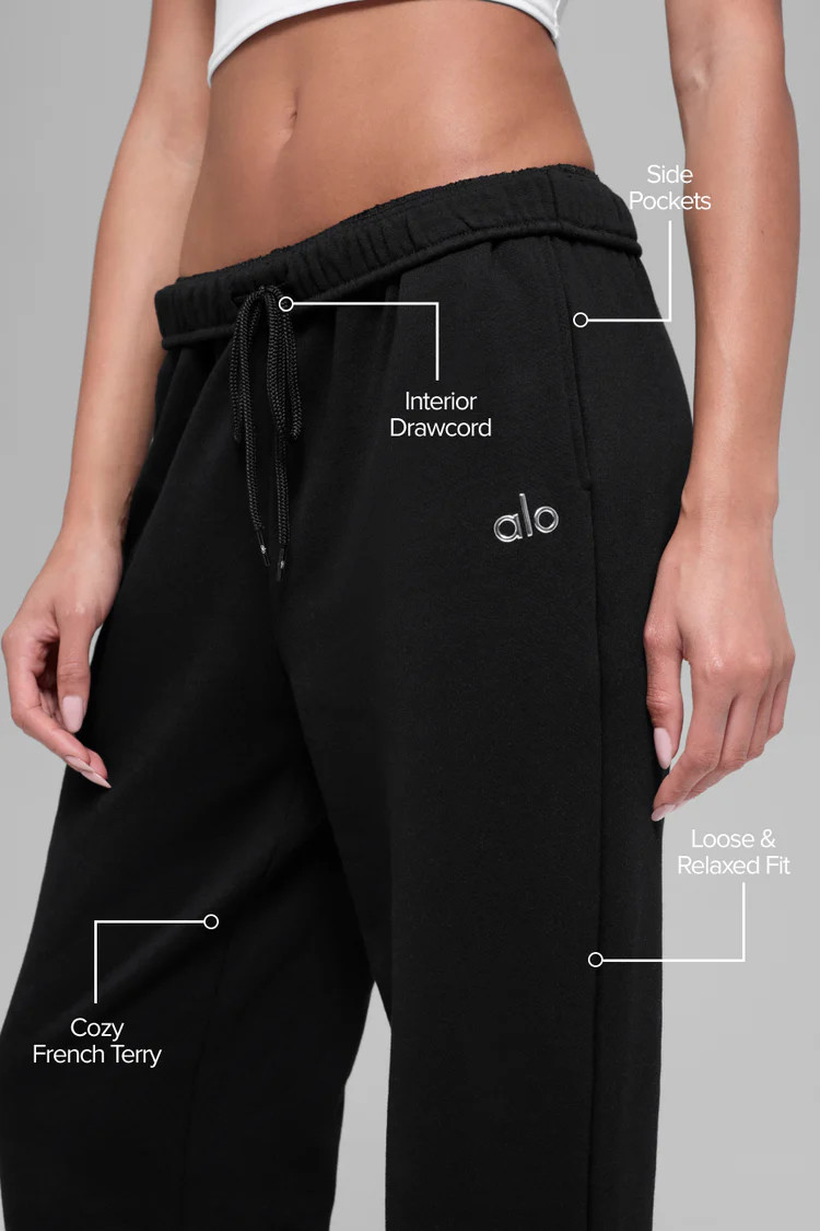 Accolade Sweatpant - Black | Alo Yoga (US)