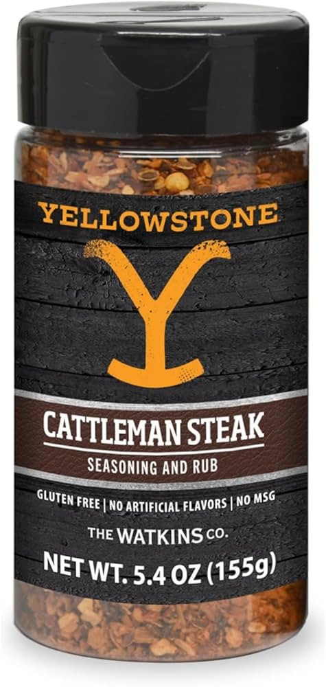 Yellowstone Cattleman Steak Seasoning and Rub, 5.4oz | Amazon (US)