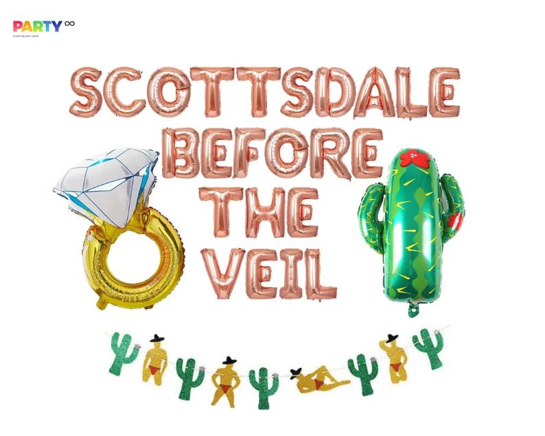 Scottsdale Bachelorette Party Banner Decoration Balloons  - Etsy | Etsy (US)