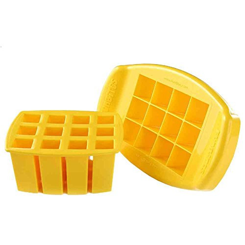 FunBites Food Cutter for Kids, Yellow Squares | Amazon (US)