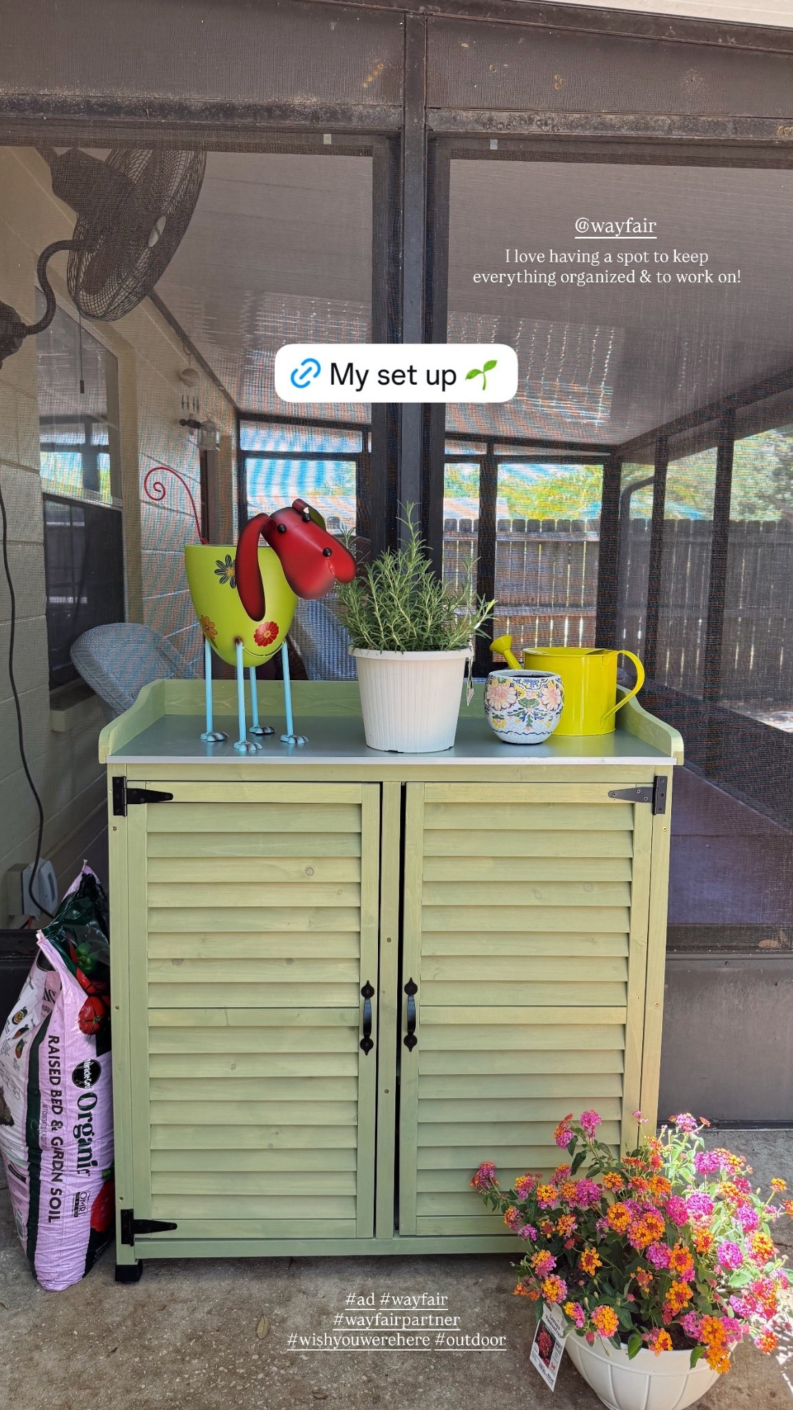 #ad Ordered everything I needed to start gardening from @Wayfair & I’m so excited about this new hobby! #wayfair #wayfairpartner #wishyouwerehere #outdoor 