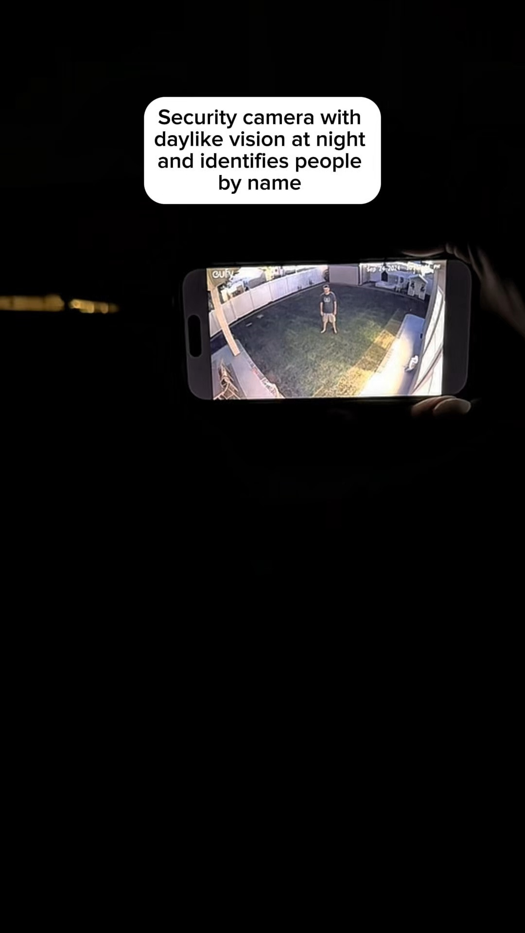 These cameras are SO impressive! It is designed to have daylike vision even in pitch dark. Nighttime footage appears really clear and in color! You can even tap on certain areas of the screen for spotlight vision and focus.

The cameras can be plugged in or they can use solar power. Their large solar panels make it so they only need one hour of sunlight a day to stay charged!

They use AI to be able to tell you if a person spotted in your yard is a family member or a stranger 👀. It even names the person in your family that is spotted! It is also designed to reduce the number of false alerts so you won’t get alerted if an animal walks by or an inanimate object blows by.

Their cameras filter out background noise, which means you can speak clearly through the cameras without a lot of static. 

Compared to other cameras this one stands out because it has clear nighttime footage, static free audio, AI to identify specific people detected and 24/7 Snapshot.

My husband and I were so impressed that we are getting more cameras so that we can have them on every side of our house! We are even thinking about switching out our ring doorbell for their doorbell cam and our security system for their system!
 
#eufyCam #eufyCamS3Pro #eufysolarcam #eufy #eufySecurity #amazonfind #amazonmusthave #amazonmom #amazonfinds
 security camera has daylight vision at night, and it is able to identify people by name!

#LTKxPrimeDay #LTKHome
