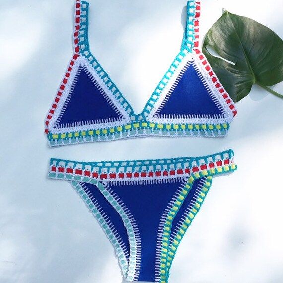 Bikini Set  Swimsuit  Handmade Brazilian Crochet Bikini  | Etsy | Etsy (US)