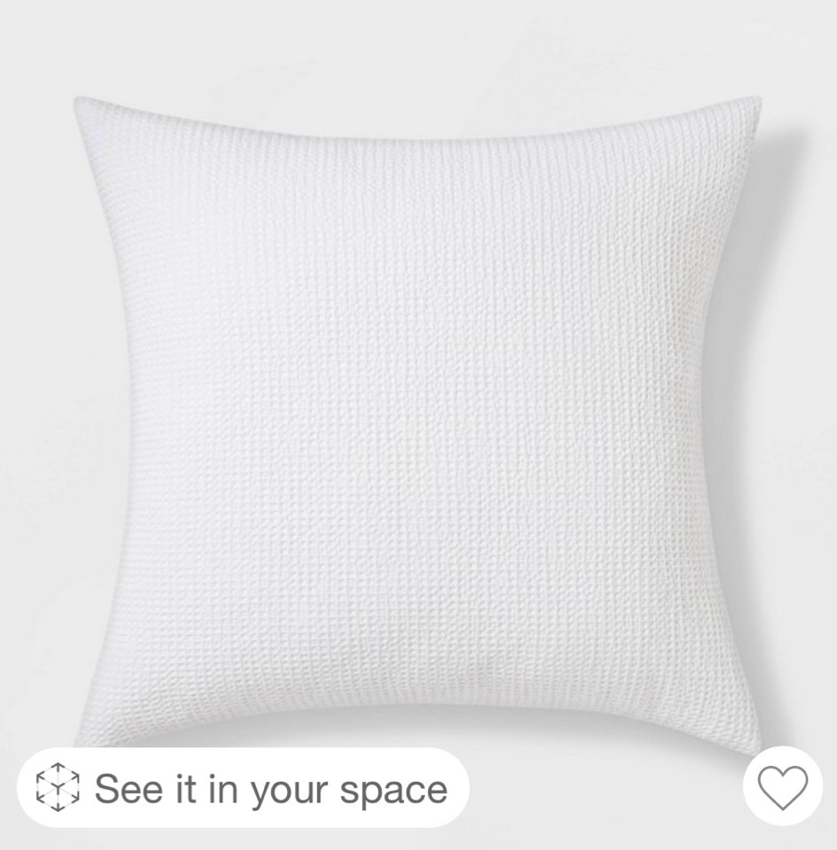 Waffle weave Euro pillows elevate your bedroom decor!

#LTKhome #LTKfindsunder50