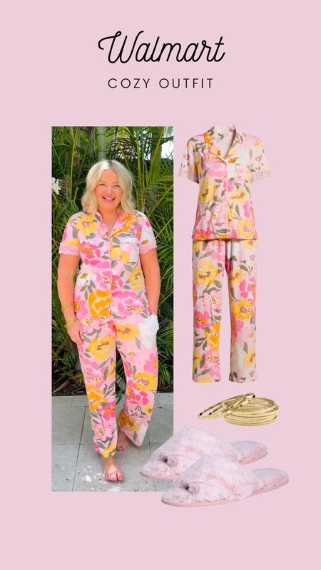 Walmart cozy pj set + accessories 🧸✨ Make the perfect Mother’s Day gift 💝 

Women’s fashion / slippers / pajama set / mom pajamas / mom lazy day outfit / matching set / cute slippers / cozy gifts / gifts for her / Mother’s Day gifts / gifts for mom / mom gifts / gold bangles / fuzzy slippers / walmart pajamas / walmart Mother’s Day gifts / Walmart finds 

#LTKfindsunder50 #LTKGiftGuide #LTKstyletip