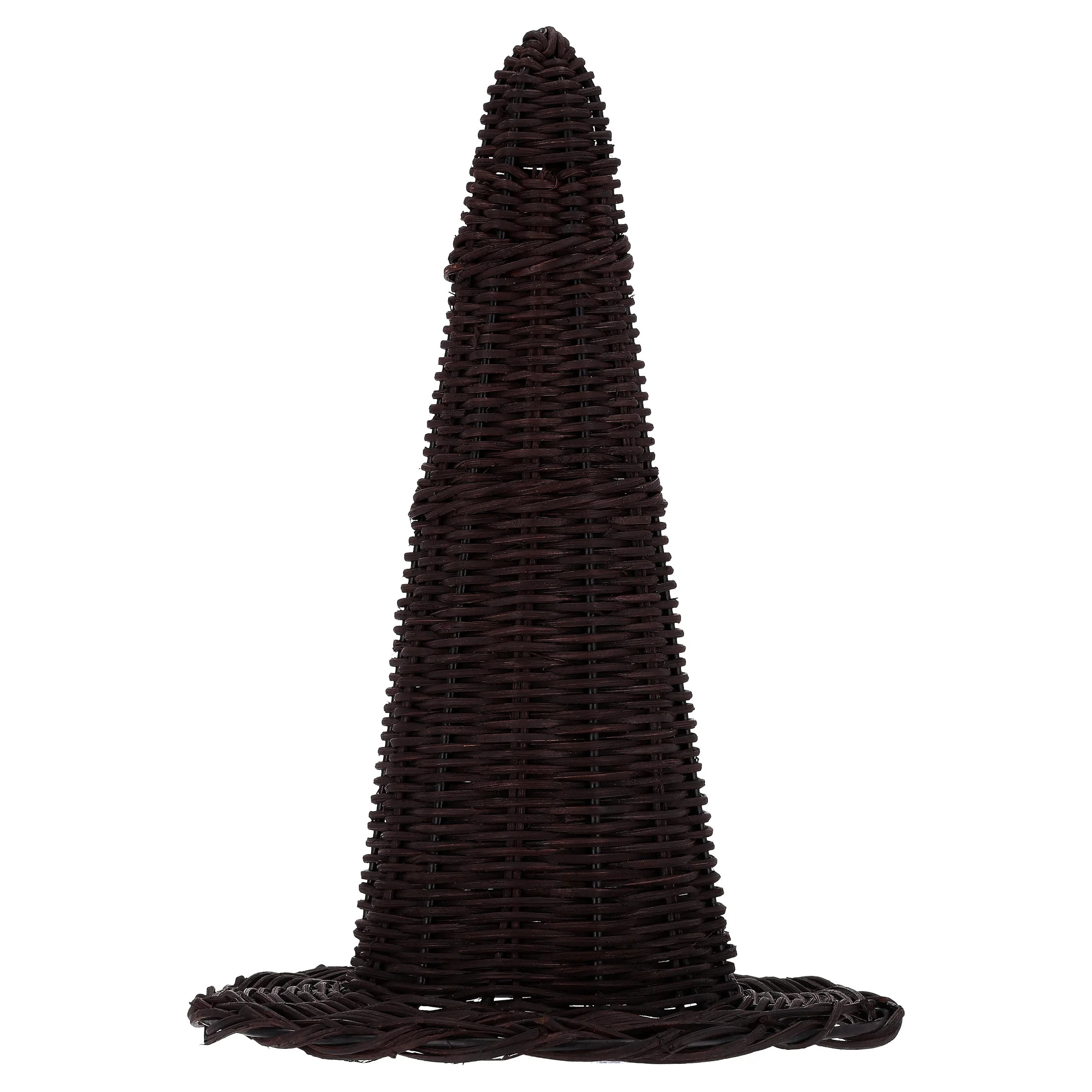 My Texas House Rattan Witch Hat Tabletop Decoration, Black, 11.6" - Walmart.com | Walmart (US)