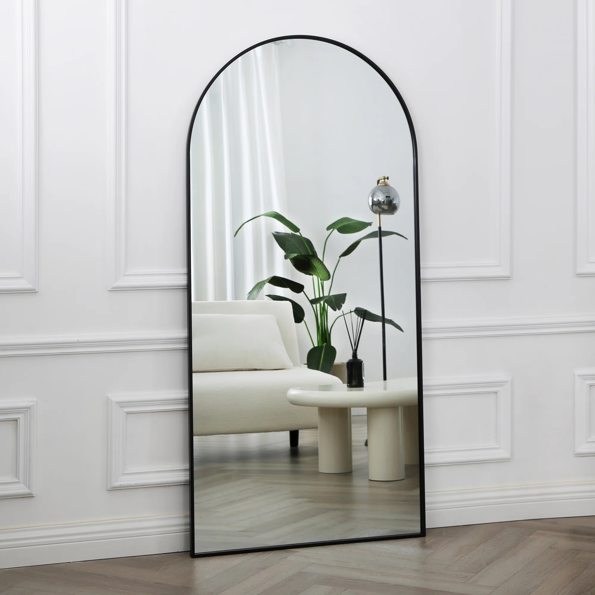 Arch Metal Floor Mirror | Wayfair UK