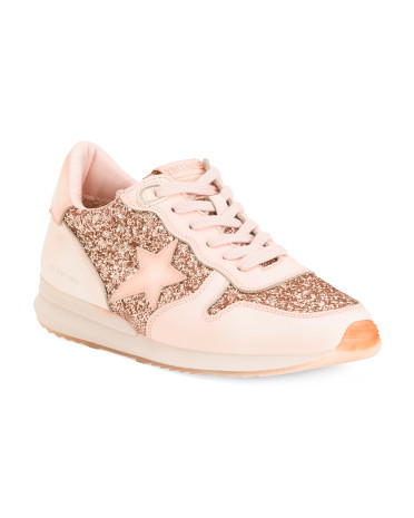Leather Splendid Sneakers With Embellishment | TJ Maxx