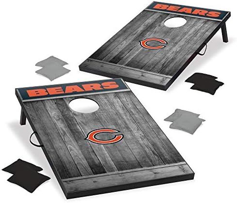 Wild Sports 2'x3' MDF Wood NFL Cornhole Set - Grey Wood Design | Amazon (US)