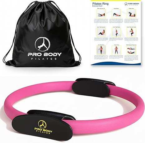 ProBody Pilates Fitness Circle – 14 Inch Pilates Ring for Focusing on Toning Inner Thighs, Arms... | Amazon (US)