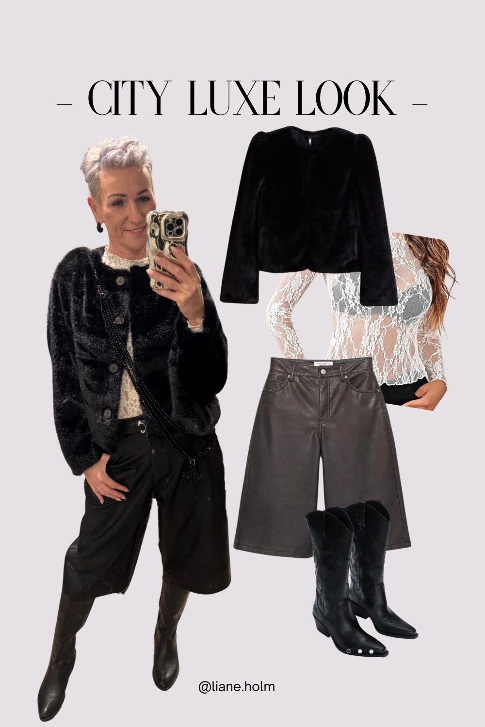 Chic in the City: Schwarze Texturen & moderne Silhouetten🖤
#cityluxe #agelessstyle #luxuryvibe #stylinginspo #stylinghack

#LTKluxury #LTKwinter #LTKstyletip