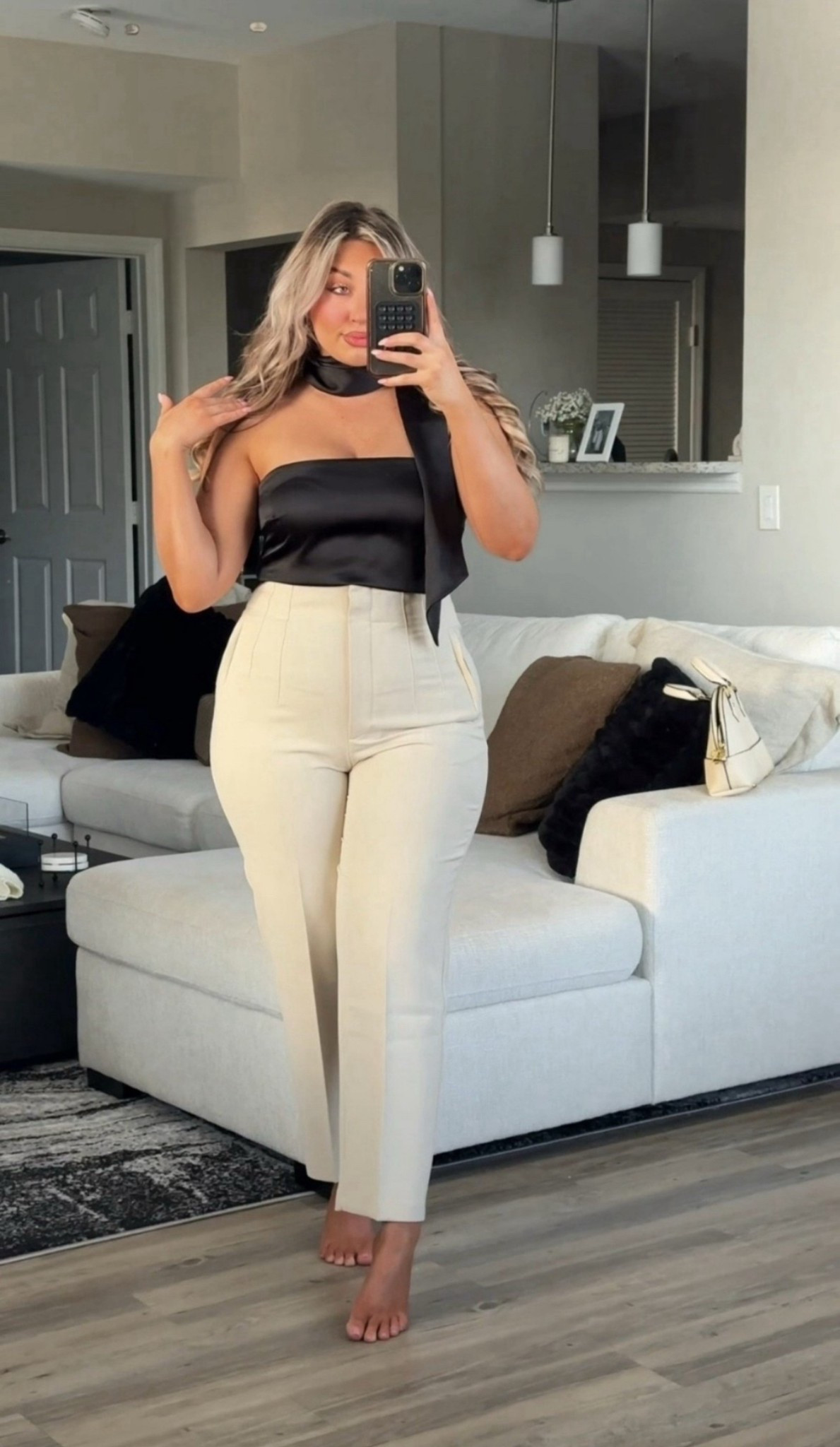 Zara pants that fit your curves perfectly! They also come in different lengths for your height. 

Sizes:
Tops: medium
First pair of pants (shorter): large 
Second pair of pants (longer): XL
* size XL fits me best

#LTKWatchNow 

#LTKMidsize #LTKStyleTip