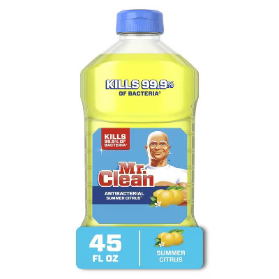 Mr. Clean Antibacterial Multi-Surface Cleaner - Summer Citrus - 45 fl oz | Target