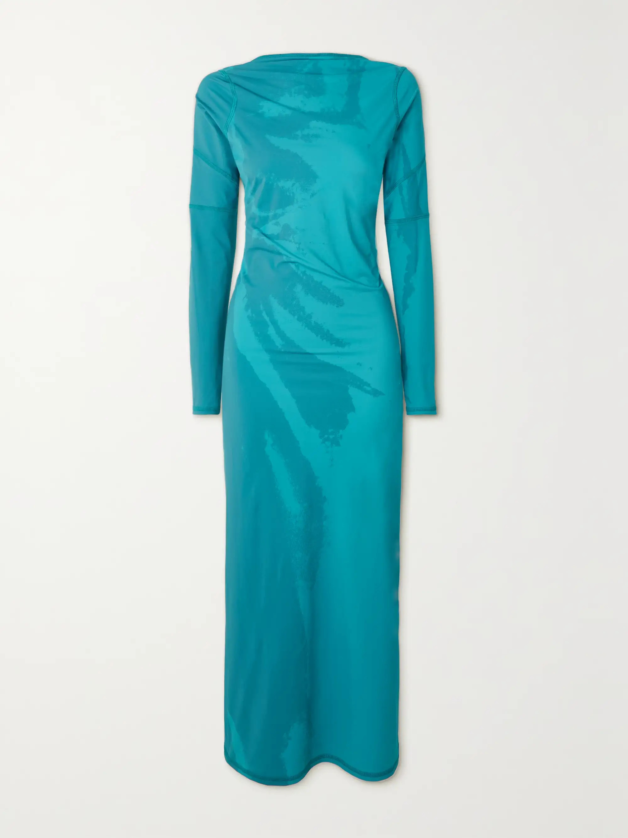 Kylie open-back printed stretch-jersey midi dress | NET-A-PORTER (US)