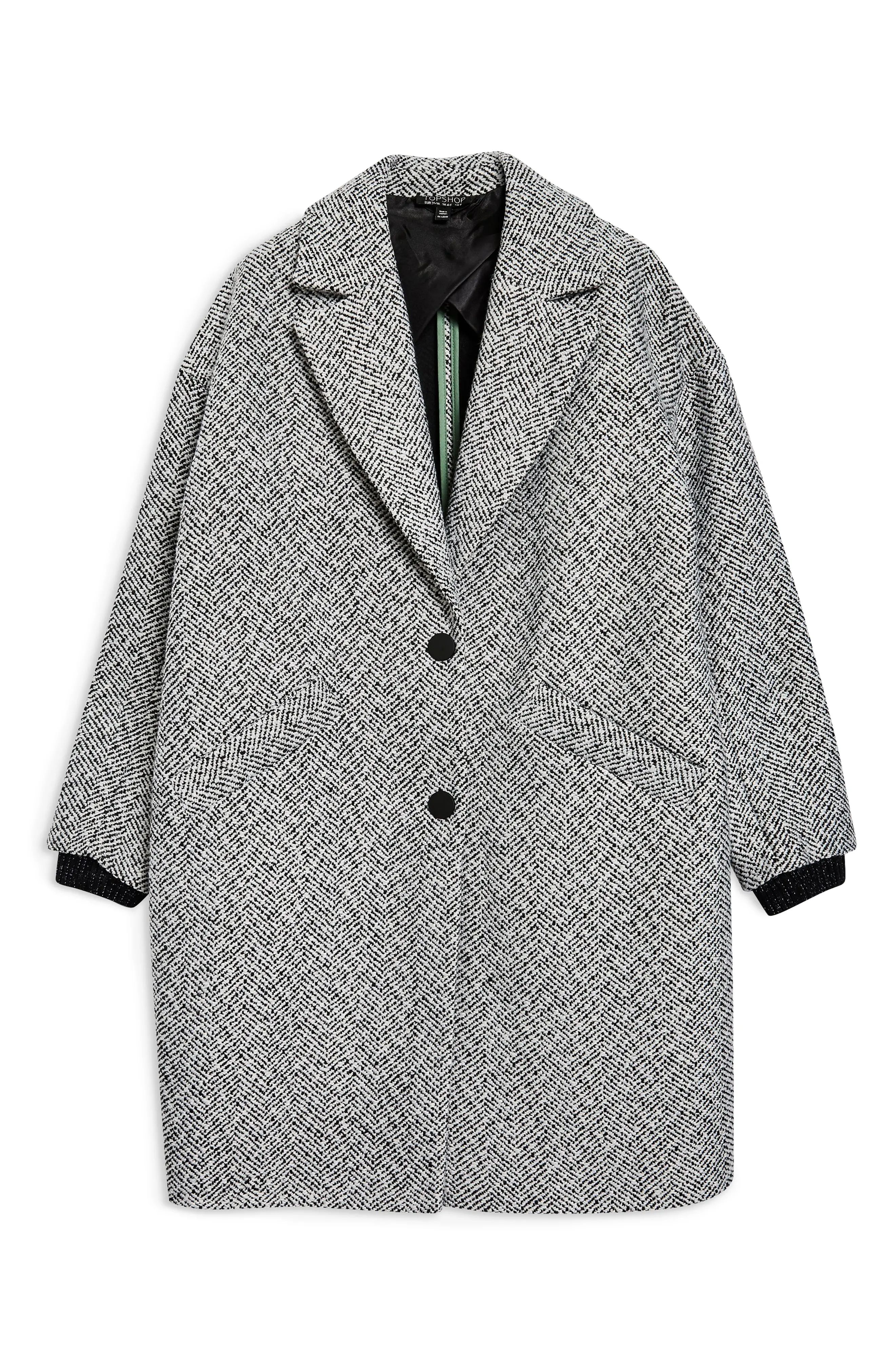 Herringbone Check Coat | Nordstrom