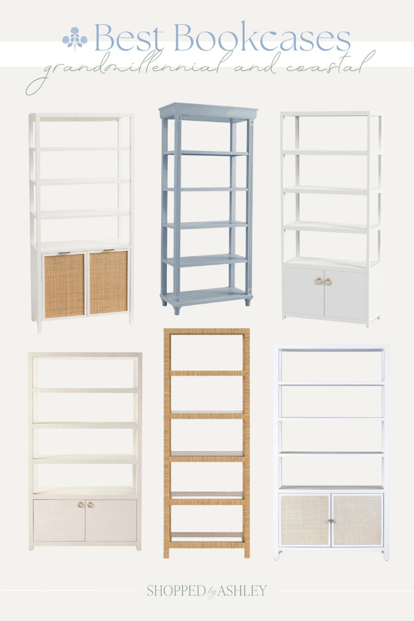 Favorite coastal grandmillennial style bookcases! 

Bookshelf, bookshelves, bookcases, office furniture, home office, coastal Grandmillennial, coastal grandmother, Ballard designs, Serena and lily, pottery barn 

#LTKHome #LTKStyleTip