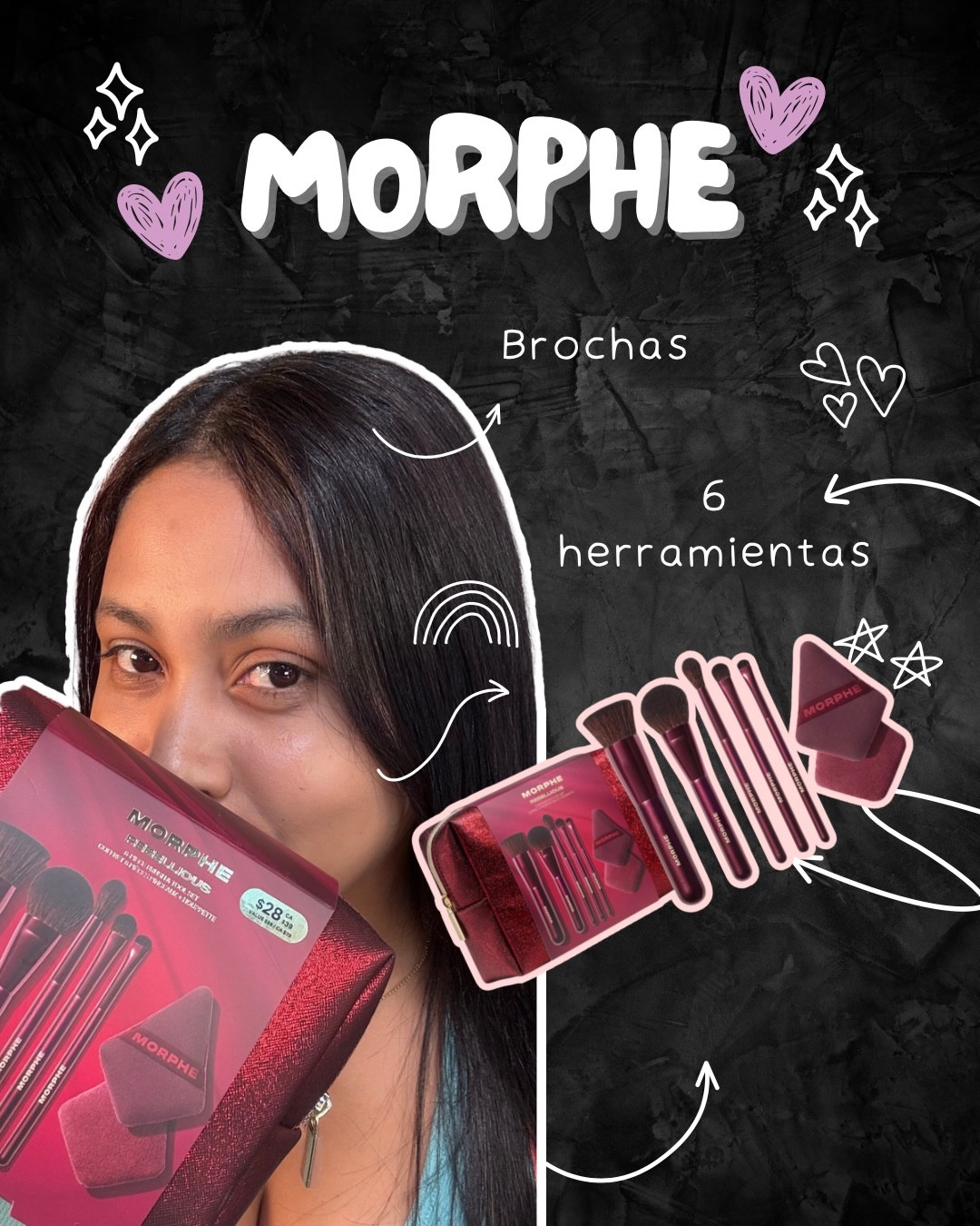 🖤✨ Brochas Morphe que nunca fallan ✨🖤
Mostrando mis favoritas de @morphebrushes — suaves, precisas y perfectas para cualquier look. 😍🔥

Consíguelas aquí con mi enlace afiliado ⤵️
🔗 https://community.morphe.com/a/estefany.v

#MorpheBabe #ShowYourMorphe #MorpheArtistryCollective