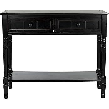 Safavieh American Homes Collection Samantha Distressed/Black 2-Drawer Console Table | Amazon (US)