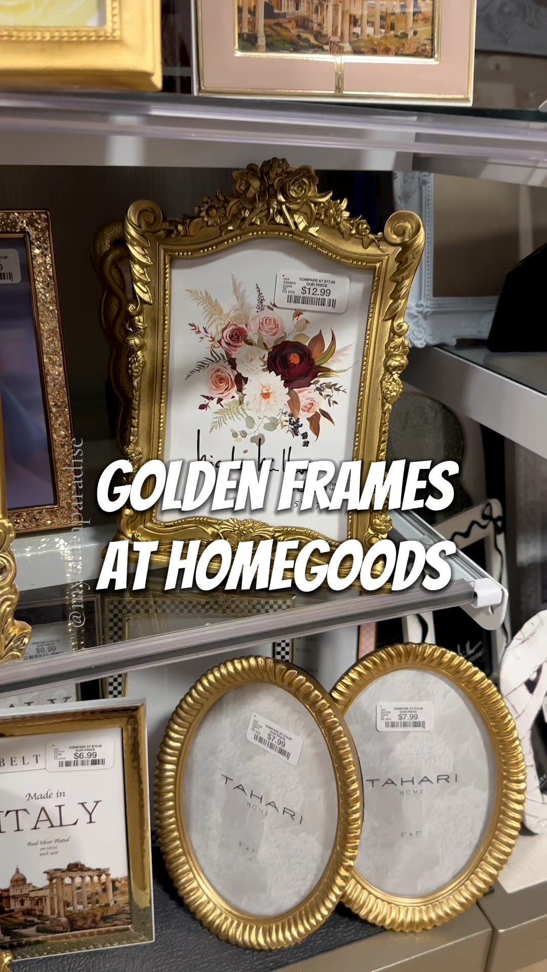 These golden frame finds from HomeGoods are so beautiful🤍✨ It’s officially your sign to finally frame that favorite photo sitting in your camera roll. Linking more frame options here #pictureframe #homedecor #myglamparadise

#LTKSaleAlert #LTKHome #LTKFindsUnder50