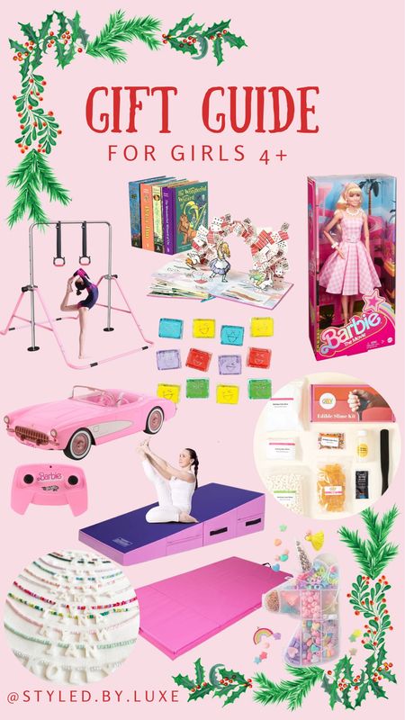 Gift guide for girls 4+!

Gift ideas for girls, gymnastics gifts, craft gifts, girls toys, girls gifts, Barbie, make your own slime

#LTKkids #LTKfamily #LTKGiftGuide
