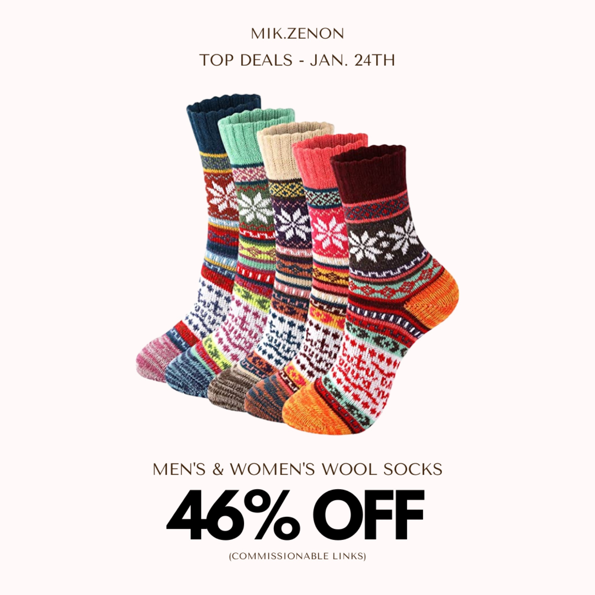 Sale Alert! 46% off these men’s and women’s wool socks that will keep your feet warm all winter! 

#LTKunder100 #LTKfamily #LTKsalealert