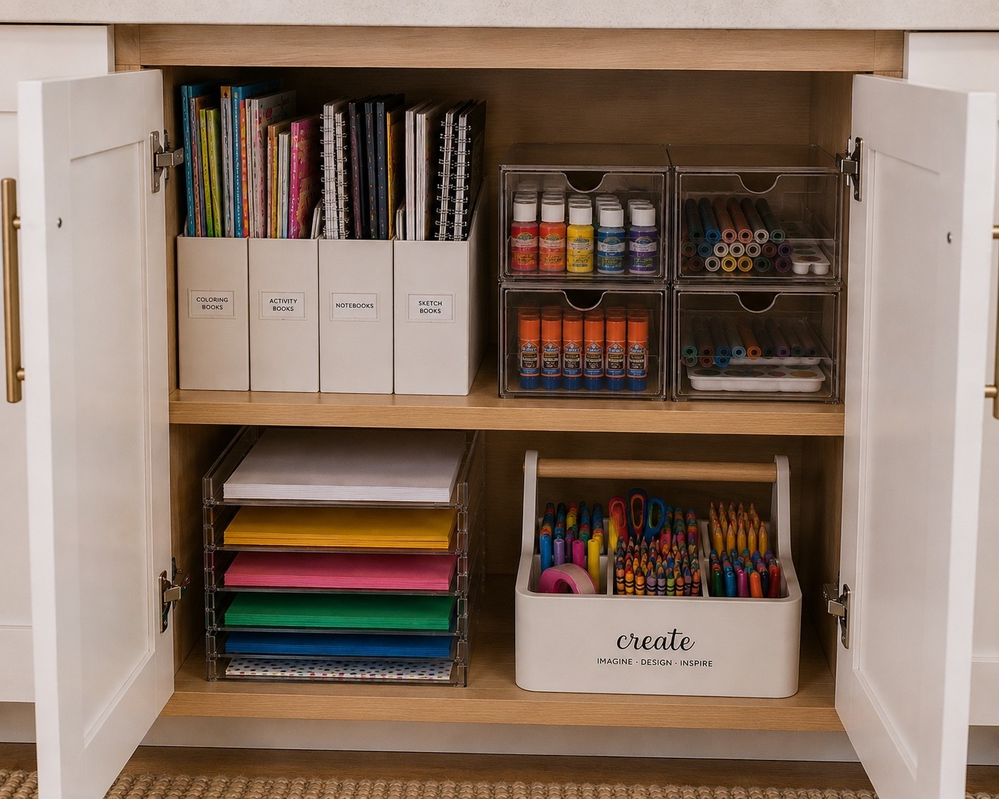 School supply cabinet inspo!

#LTKmomlife #LTKHome #LTKKids