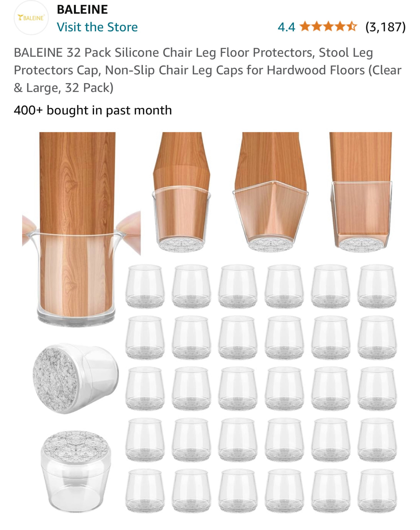 Love these furniture protectors!! They stay on great and you don’t even know they’re there 

#LTKHome #LTKFindsUnder50 #LTKKids