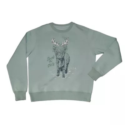 New!Blue Mountain  Women's Holiday Fleece Sweatshirt | Tractor Supply