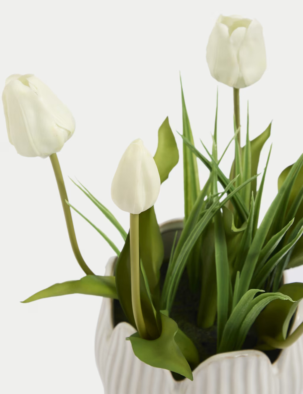 Artificial Tulips in Ceramic Pot | Marks & Spencer (UK)
