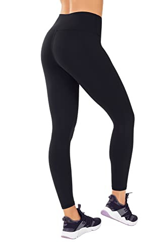 Fabletics Women's Define PowerHold® High-Waisted 7/8 Legging, Workout, Yoga, Maximum Compression, Flattering, 3X, Black | Amazon (US)
