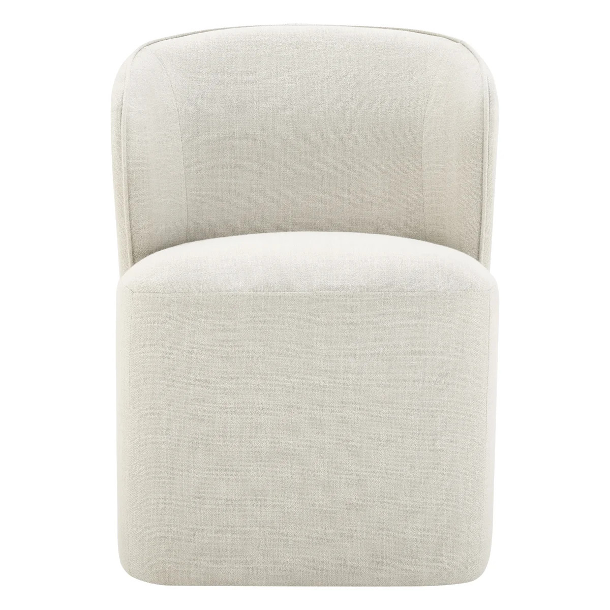 Niha Upholstered Dining Chair with Casters | Wayfair North America