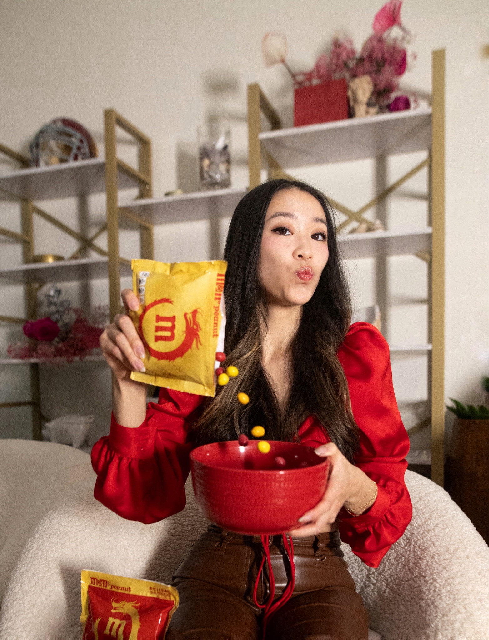 hope u have a sweet year of the dragon 🐉 #ad this lunar new year is supposed to be the luckiest one of all so I’m manifesting good fortune with red & gold @mmschocolate candies only at @target - linked these limited edition ones on @shop.ltk https://liketk.it/4vDqs! #liketkit #target #targetpartner #MMS #targetlunarnewyear 

#LTKAsia #LTKSeasonal #LTKMostLoved