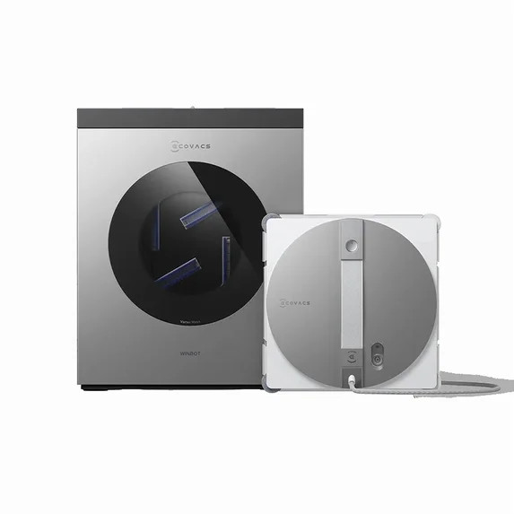 ECOVACS WINBOT W3 Omni Robot Window Cleaner with Auto-Clean Station, WIN-SLAM 5.0, Triple Spray &... | Walmart (US)