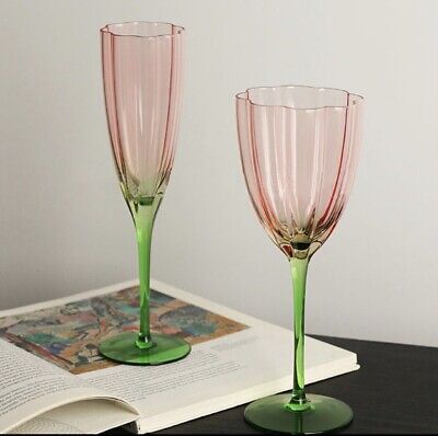 Tulip Glassware 2 Piece Set Of Wine & Champagne  | eBay | eBay US