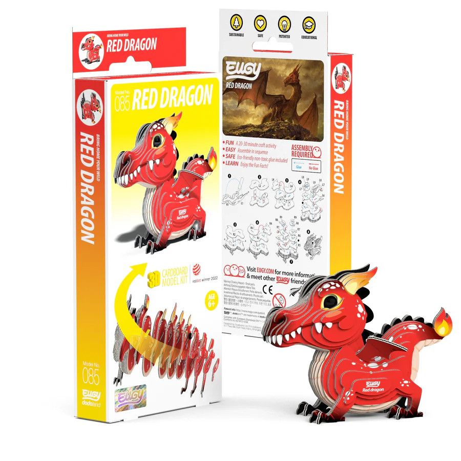 EUGY Red Dragon  3D Puzzle | Safari LTD