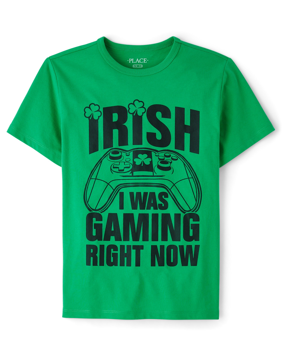 Boys St. Patrick's Day Gamer Graphic Tee - green | The Children's Place